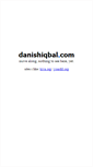 Mobile Screenshot of danishiqbal.com